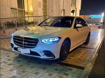 Mercedes-Benz S-Class 450 2024 Automatic 7,000 Km 6 Cylinder Rear Wheel Drive (RWD) Sedan White With Warranty