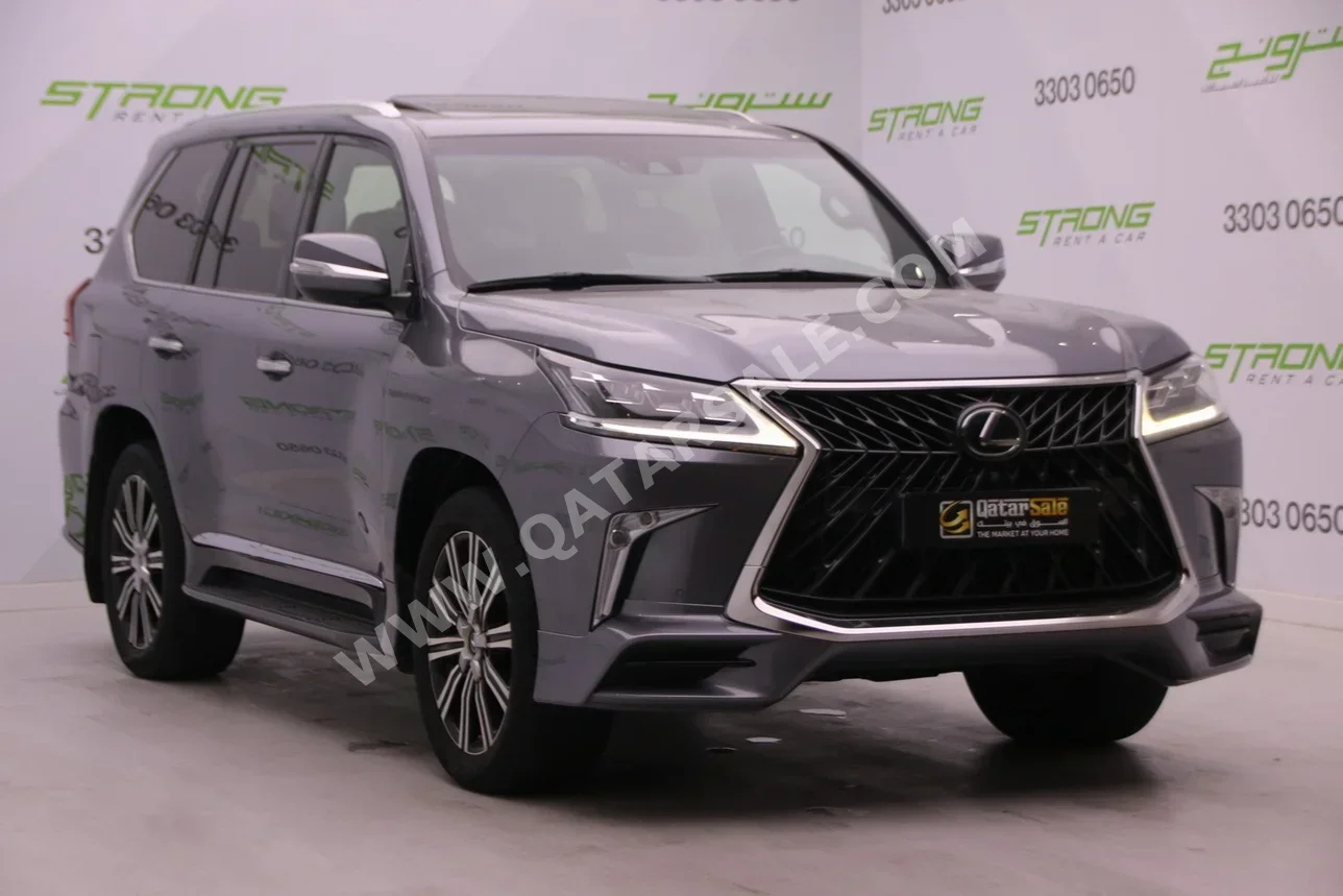 Lexus  LX  570 S  2018  Automatic  156,000 Km  8 Cylinder  Four Wheel Drive (4WD)  SUV  Gray