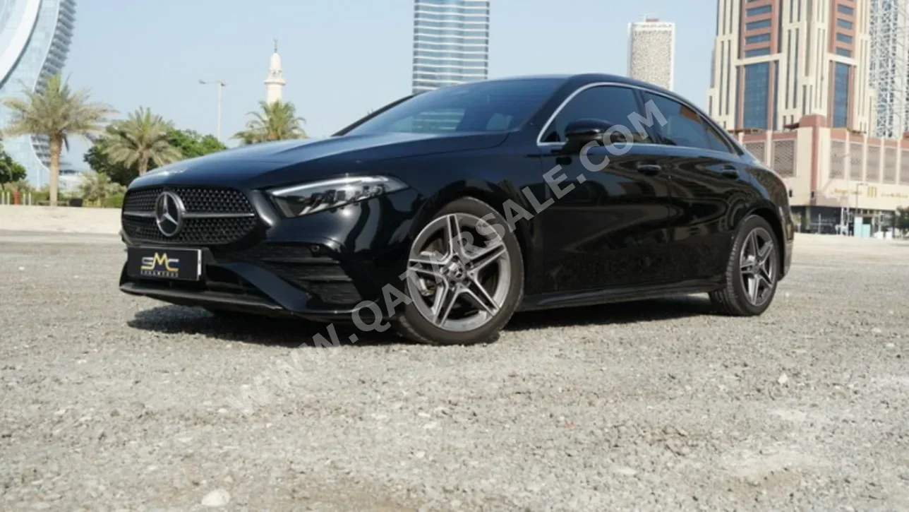 Mercedes-Benz  A-Class  200  2024  Automatic  10,000 Km  4 Cylinder  Rear Wheel Drive (RWD)  Sedan  Black  With Warranty
