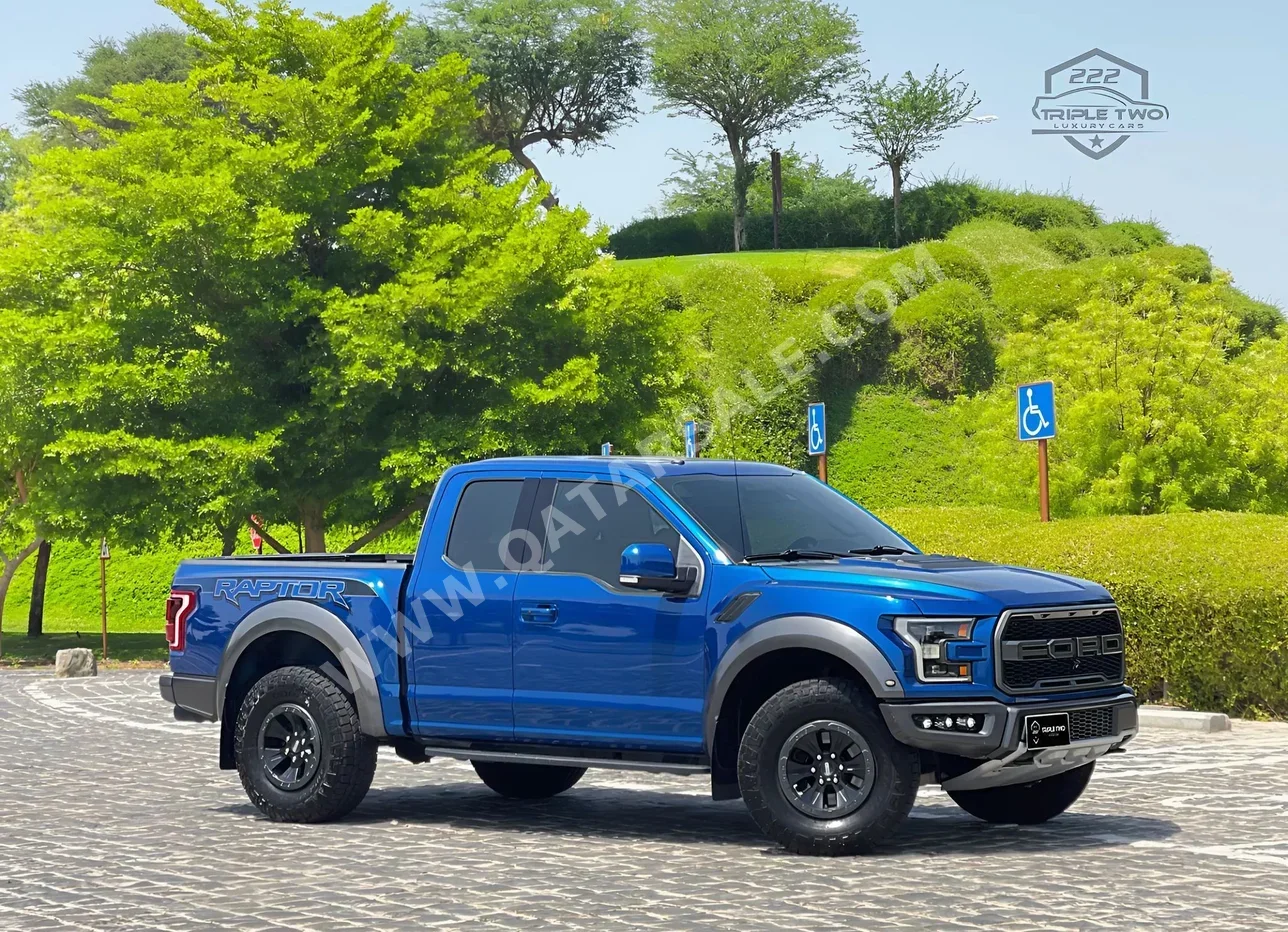 Ford  F  150  2018  Automatic  140,700 Km  8 Cylinder  Four Wheel Drive (4WD)  Pick Up  Blue  With Warranty