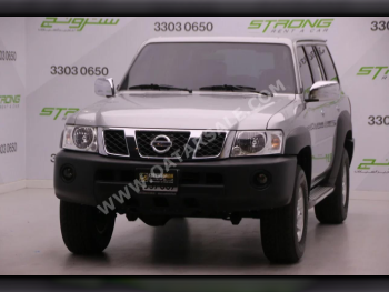 Nissan  Patrol  Safari  2024  Manual  3,500 Km  6 Cylinder  Four Wheel Drive (4WD)  SUV  Silver  With Warranty