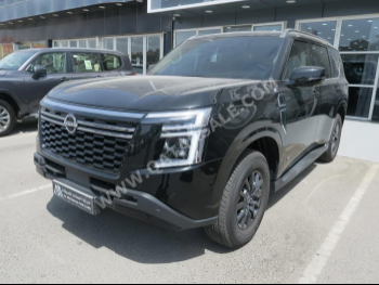 Nissan  Patrol  LE Turbo  2025  Automatic  6,000 Km  6 Cylinder  Four Wheel Drive (4WD)  SUV  Black  With Warranty