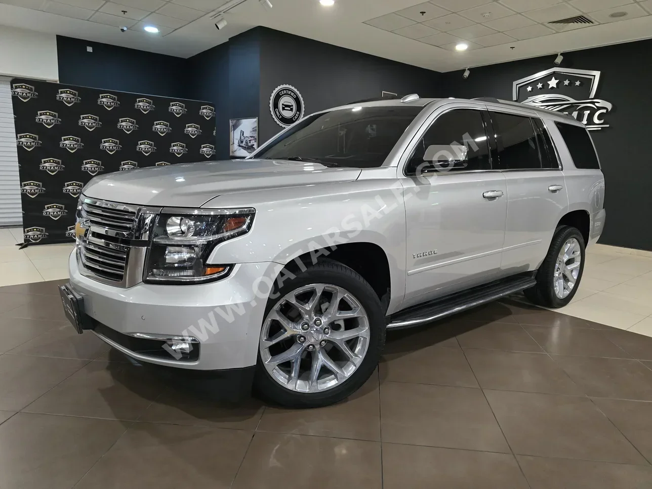 Chevrolet  Tahoe  Premier  2018  Automatic  132,397 Km  8 Cylinder  Four Wheel Drive (4WD)  SUV  Silver