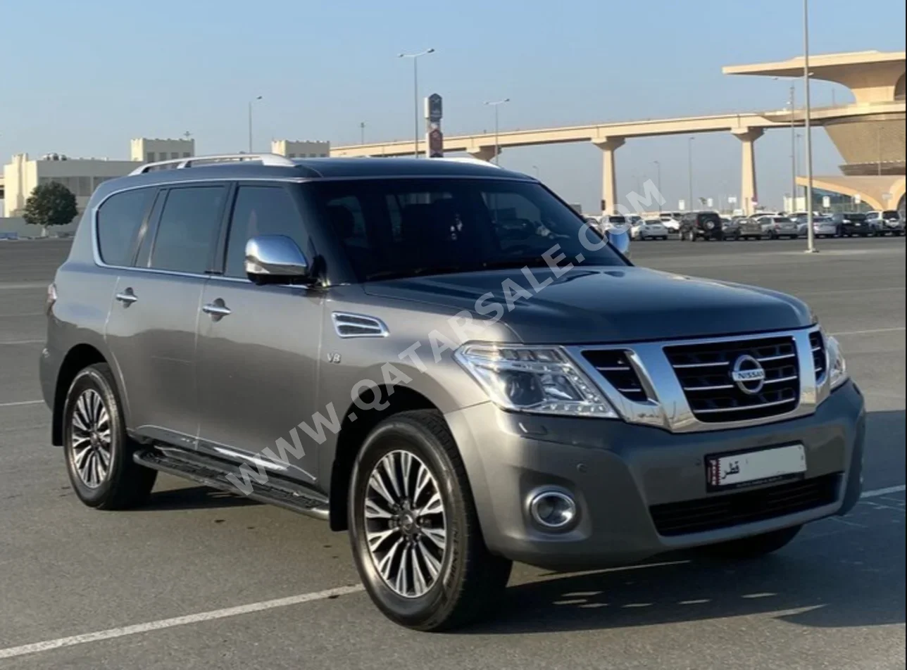Nissan  Patrol  Titanium  2016  Automatic  150,500 Km  8 Cylinder  Four Wheel Drive (4WD)  SUV  Gray  With Warranty