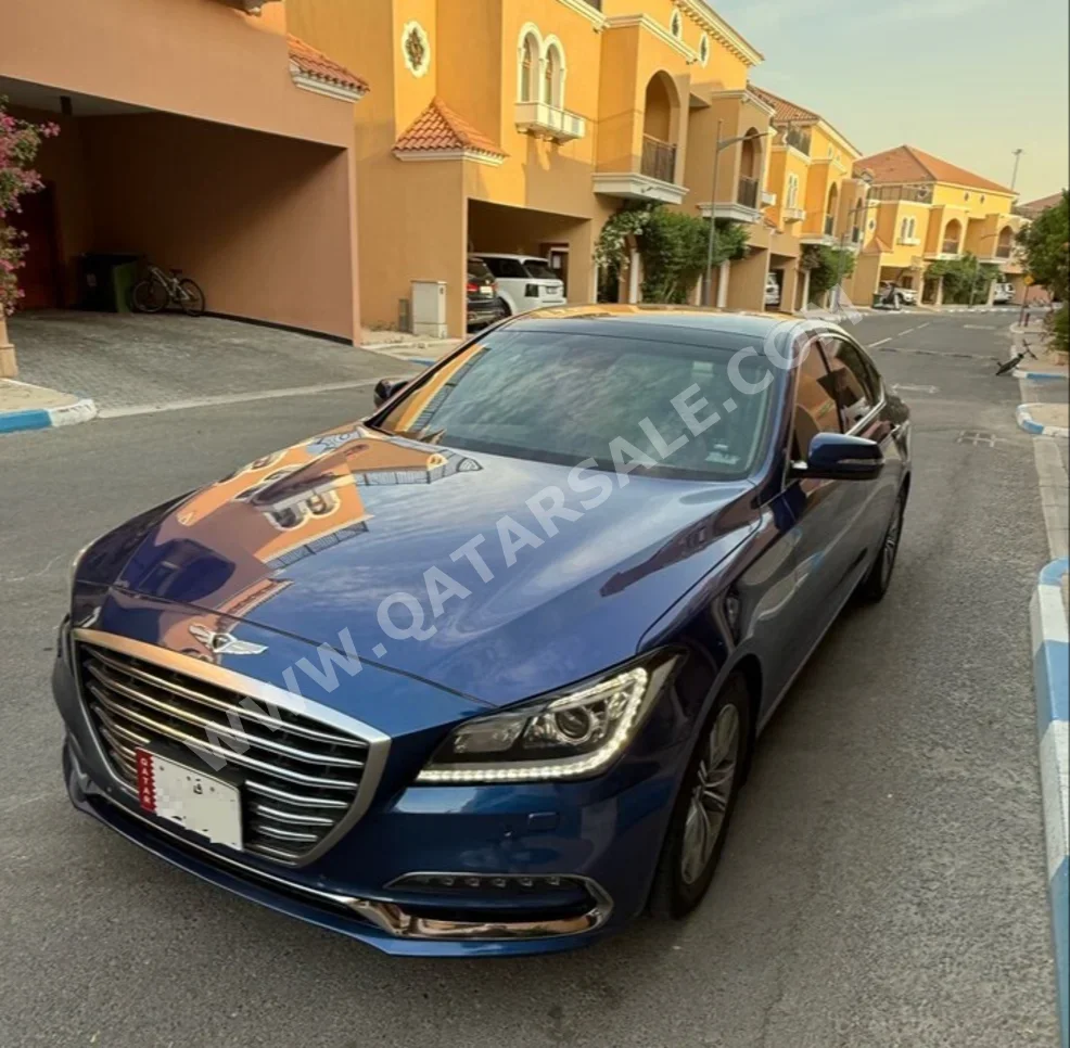 Genesis  G80  2017  Automatic  41,000 Km  6 Cylinder  Rear Wheel Drive (RWD)  Sedan  Blue