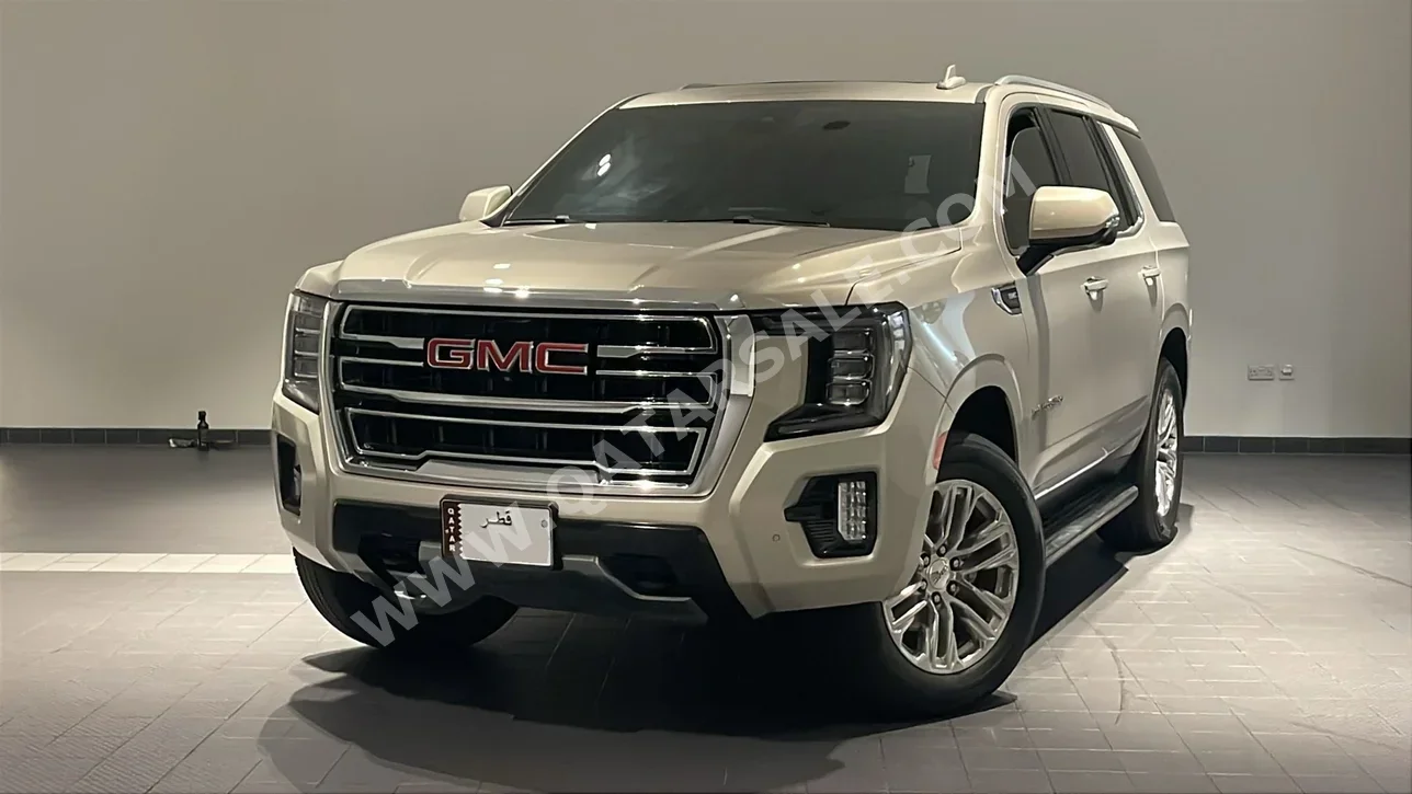 GMC  Yukon  SLT  2023  Automatic  87,000 Km  8 Cylinder  Four Wheel Drive (4WD)  SUV  Light Gold  With Warranty