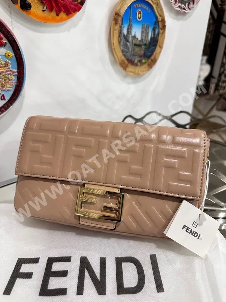 Bum Bags  - Fendi  - Beige  - Genuine Leather  - For Women