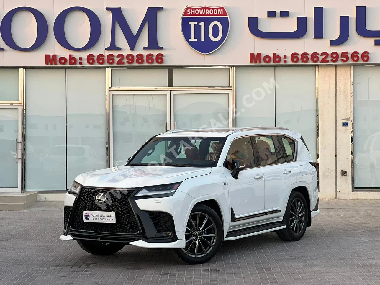 Lexus  LX  600 F Sport  2024  Automatic  27,000 Km  6 Cylinder  Four Wheel Drive (4WD)  SUV  White  With Warranty