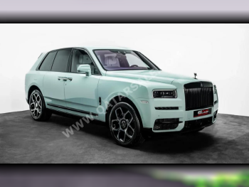 Rolls-Royce  Cullinan  Black Badge  2024  Automatic  78 Km  12 Cylinder  All Wheel Drive (AWD)  SUV  Tiffany Blue