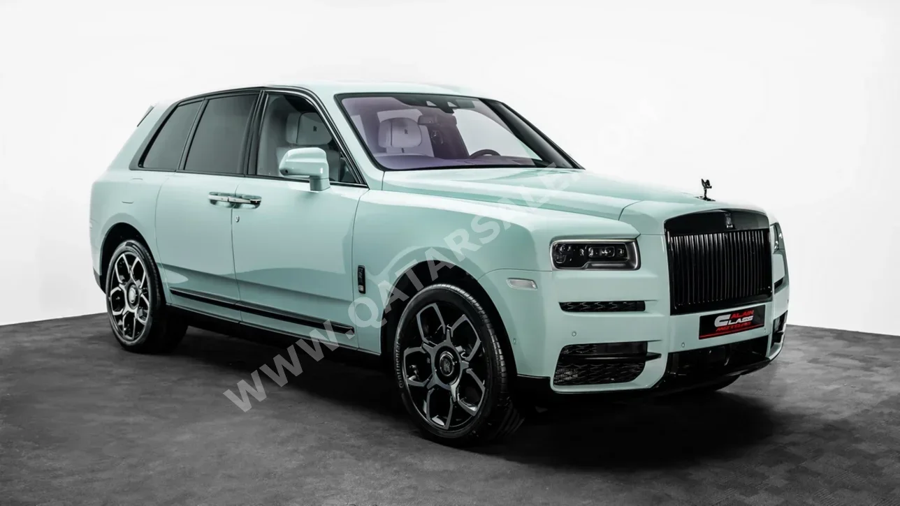 Rolls-Royce  Cullinan  Black Badge  2024  Automatic  78 Km  12 Cylinder  All Wheel Drive (AWD)  SUV  Tiffany Blue
