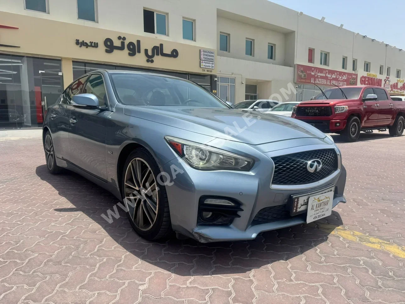 Infiniti  Q  50 S  2017  Automatic  55,000 Km  6 Cylinder  Rear Wheel Drive (RWD)  Sedan  Silver