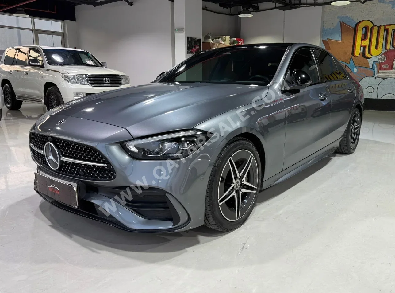 Mercedes-Benz  C-Class  200 AMG  2022  Automatic  54,000 Km  4 Cylinder  Rear Wheel Drive (RWD)  Sedan  Gray