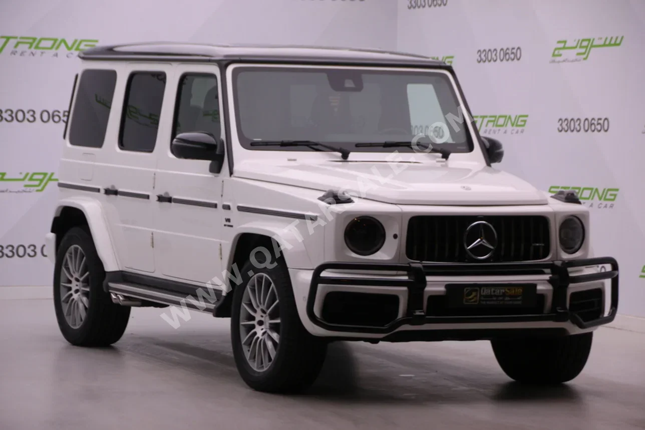 Mercedes-Benz  G-Class  500  2021  Automatic  48,500 Km  8 Cylinder  Four Wheel Drive (4WD)  SUV  White