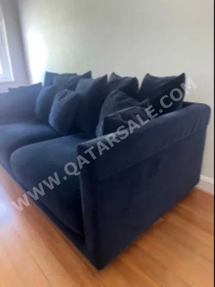 Sofas, Couches & Chairs IKEA  2-Seat Sofa  - Velvet  - Blue