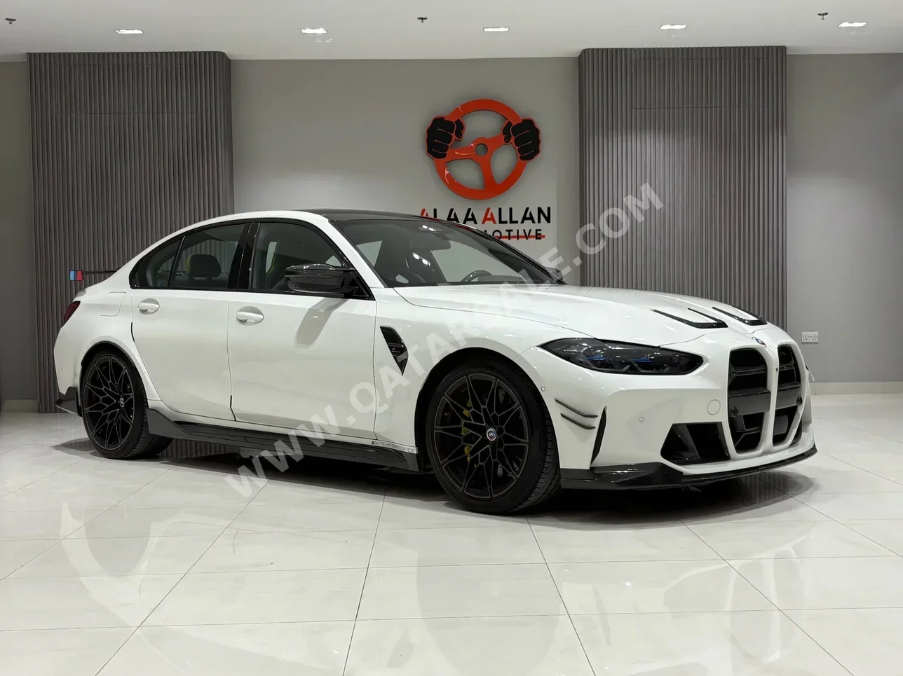 BMW  M-Series  3 Competition  2022  Automatic  57,000 Km  6 Cylinder  All Wheel Drive (AWD)  Sedan  Pearl  With Warranty