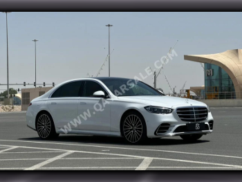 Mercedes-Benz  S-Class  450AMG  2024  Automatic  7,000 Km  6 Cylinder  Rear Wheel Drive (RWD)  Sedan  White  With Warranty
