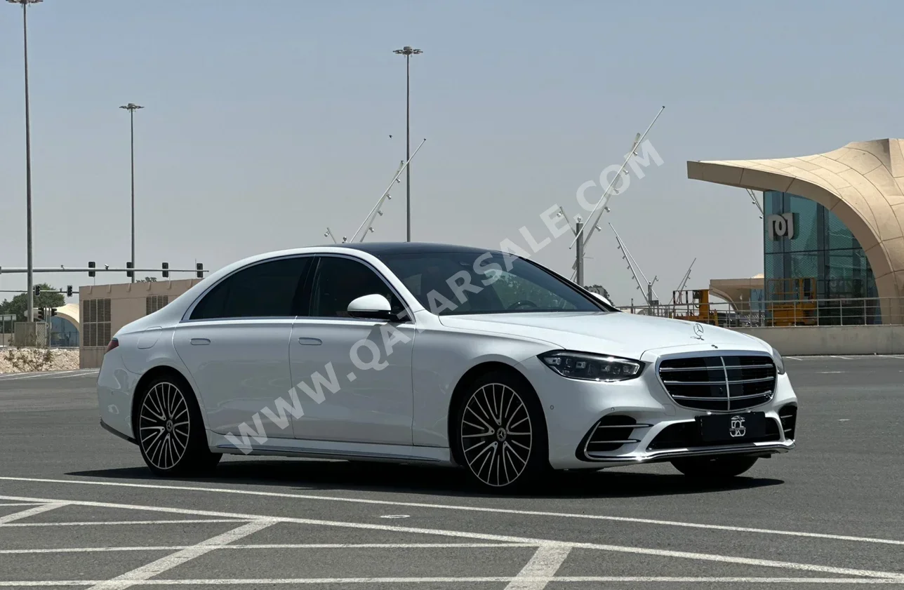 Mercedes-Benz  S-Class  450AMG  2024  Automatic  7,000 Km  6 Cylinder  Rear Wheel Drive (RWD)  Sedan  White  With Warranty