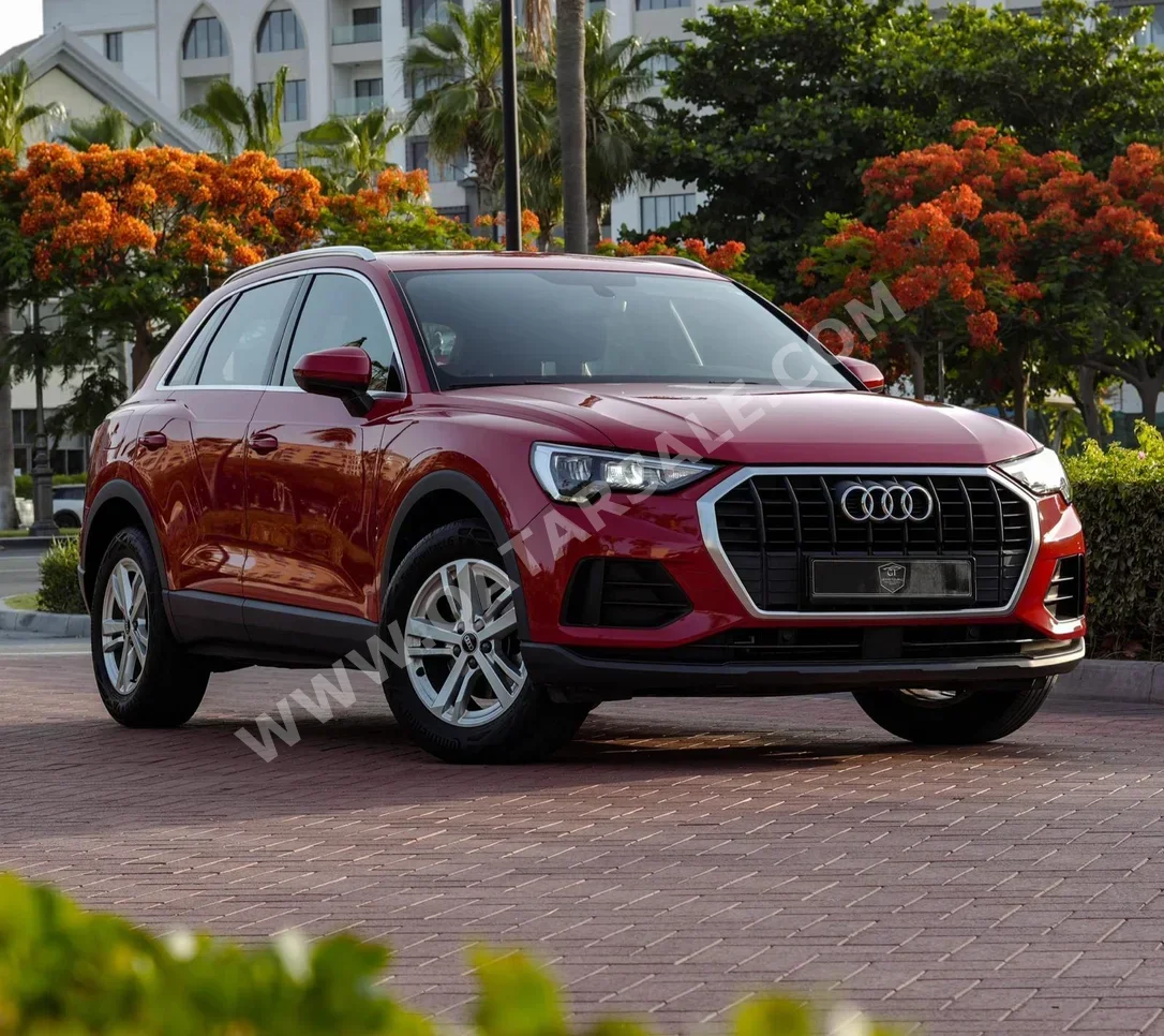 Audi  Q3  2021  Automatic  22,000 Km  4 Cylinder  Front Wheel Drive (FWD)  SUV  Red  With Warranty