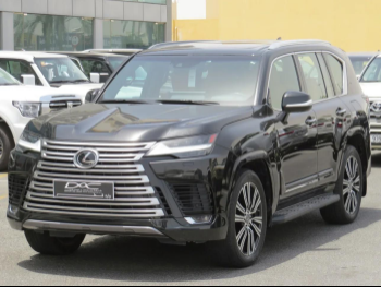 Lexus  LX  600 Luxury  2022  Automatic  77,000 Km  6 Cylinder  Four Wheel Drive (4WD)  SUV  Black  With Warranty