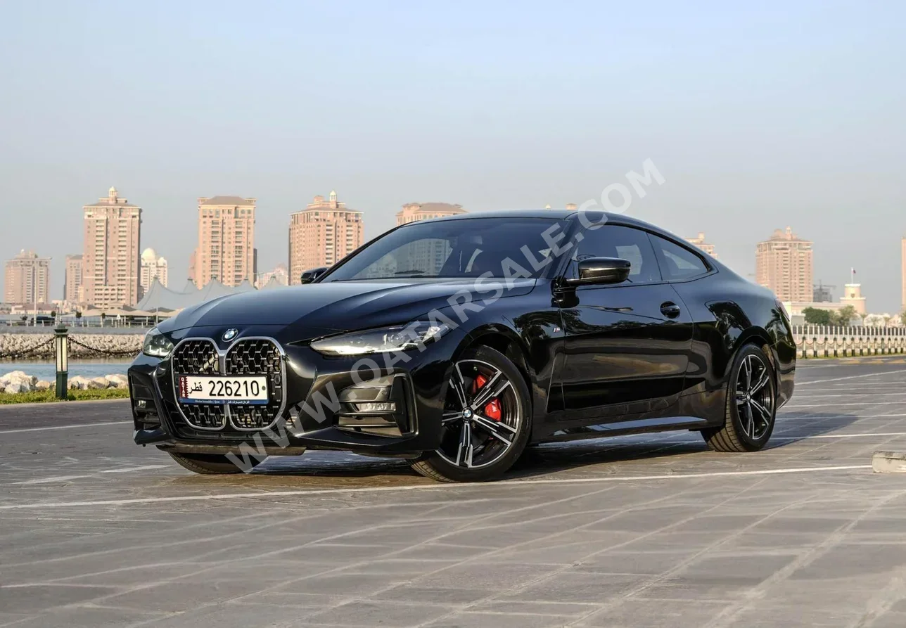 BMW  4-Series  420 I  2021  Automatic  40,000 Km  4 Cylinder  Rear Wheel Drive (RWD)  Sedan  Black  With Warranty
