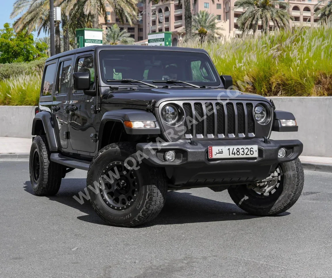 Jeep  Wrangler  Unlimited  2019  Automatic  80,000 Km  6 Cylinder  Four Wheel Drive (4WD)  SUV  Gray