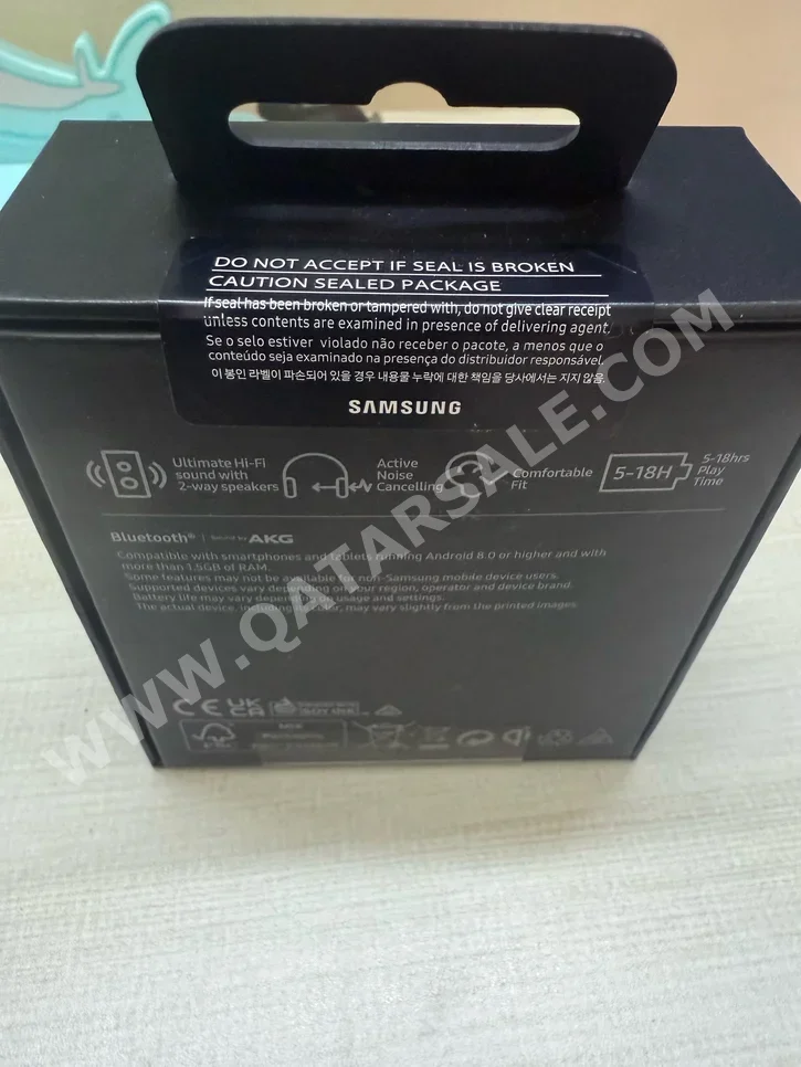 سماعات الأذن والرأس - ايربودز  سامسونج  Samsug Galaxy Buds 2 pro  - أسود  سماعات أذن