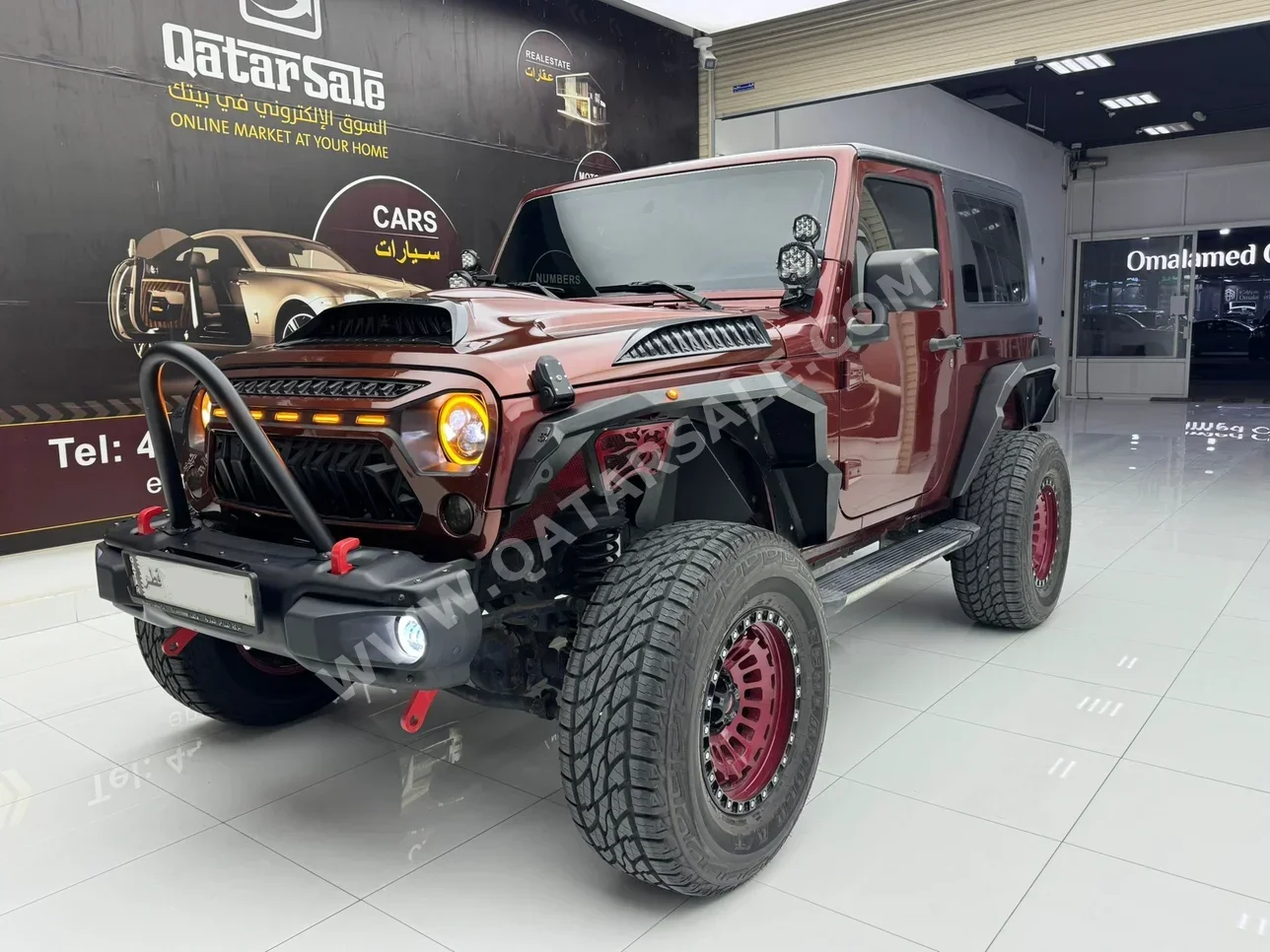 جييب  رانجلار  2007  اوتوماتيك  225,000 كم  6 سلندر  دفع رباعي  اس يو في  عنابي