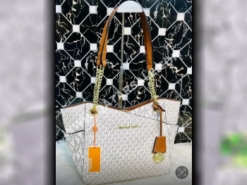 Tote Bag  - Michael Kors  - Cream  - Genuine Leather  - For Women