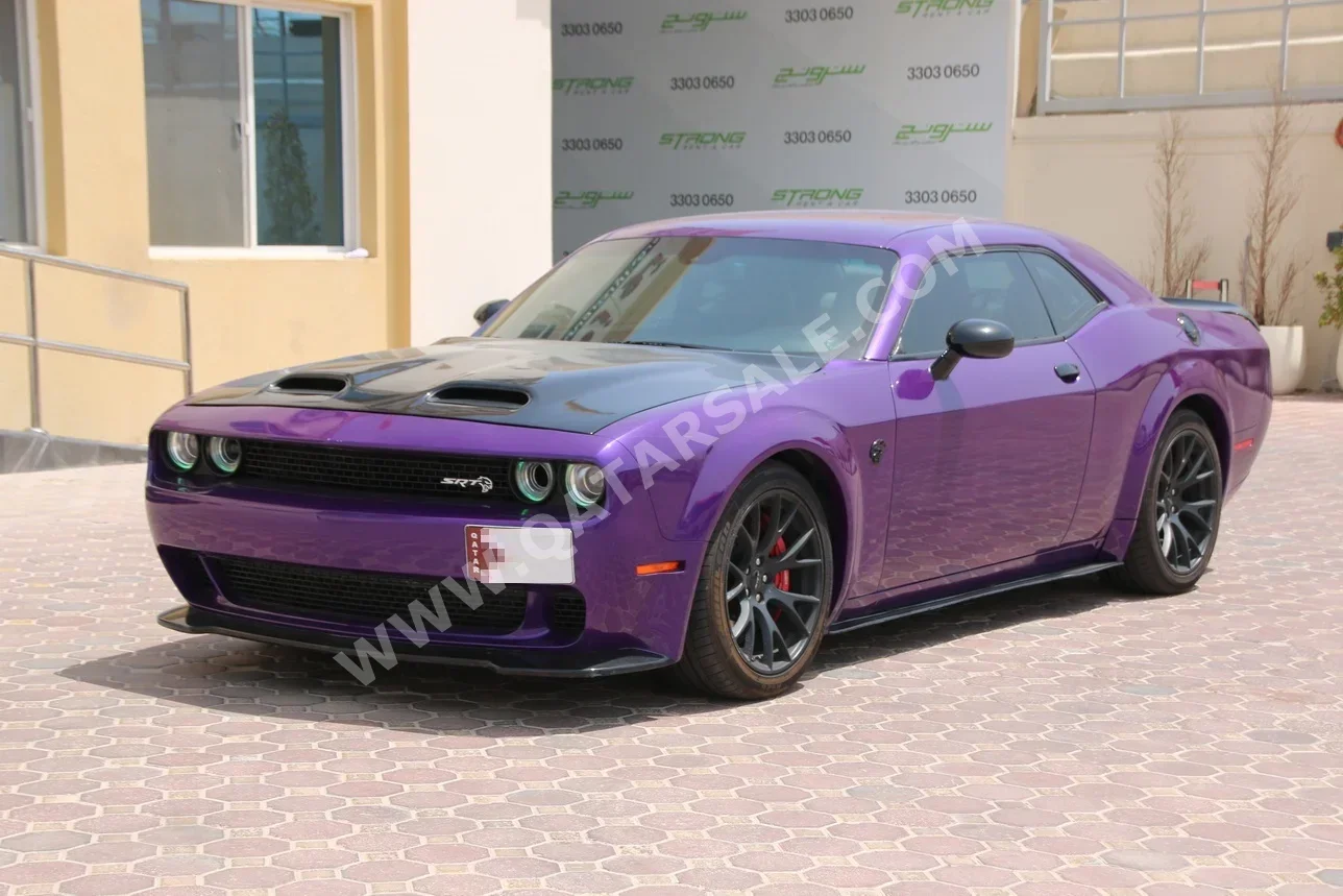 Dodge  Challenger  Hellcat  2016  Automatic  77,000 Km  8 Cylinder  Rear Wheel Drive (RWD)  Coupe / Sport  Violet