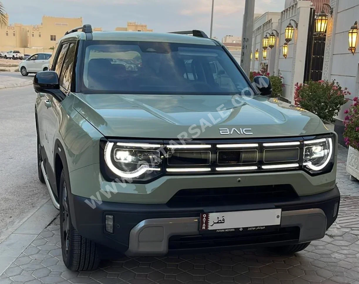 BAIC  BJ30e  2025  Automatic  5,200 Km  4 Cylinder  Four Wheel Drive (4WD)  SUV  Olive Green  With Warranty