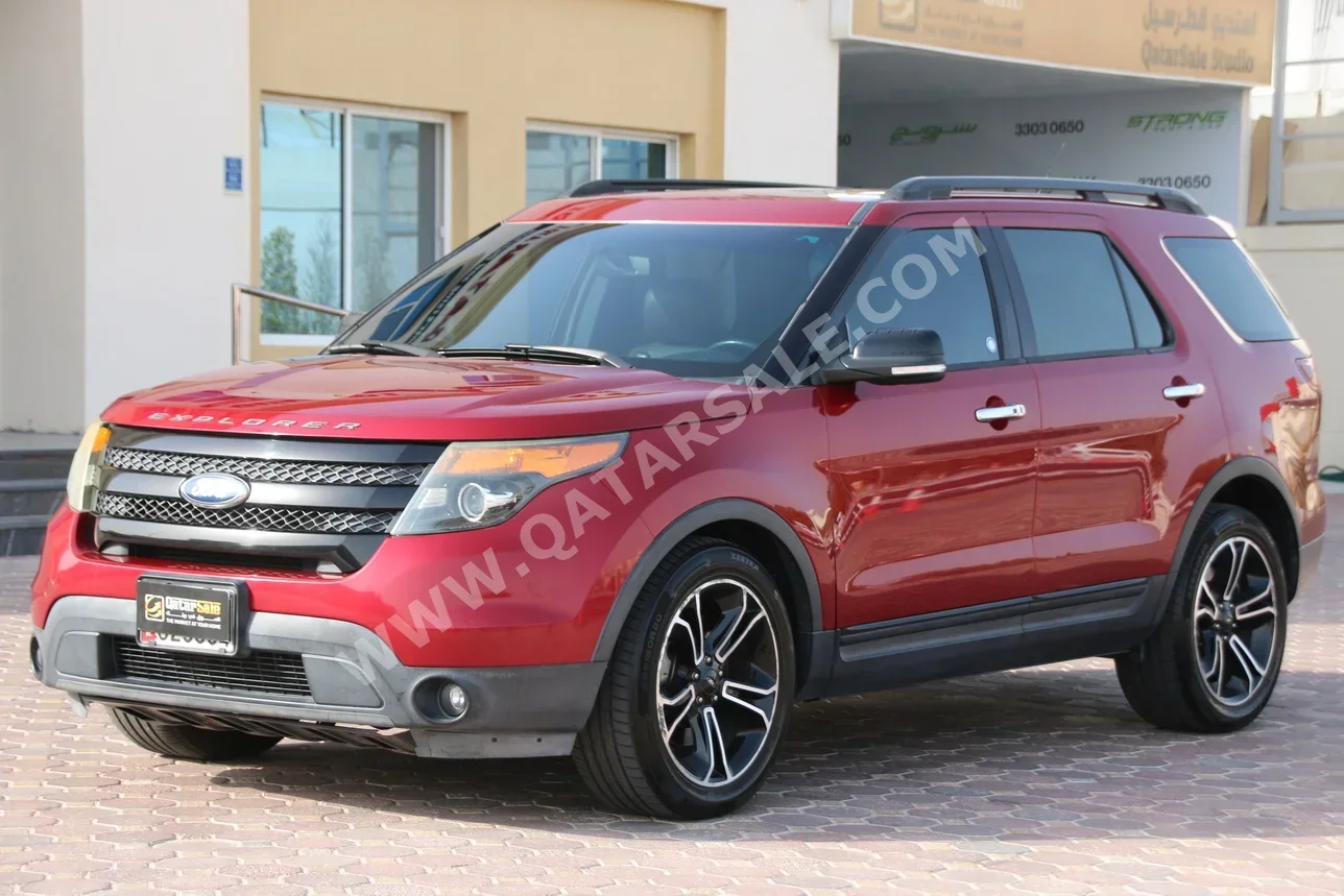 Ford  Explorer  Sport  2014  Automatic  78,000 Km  6 Cylinder  Four Wheel Drive (4WD)  SUV  Red