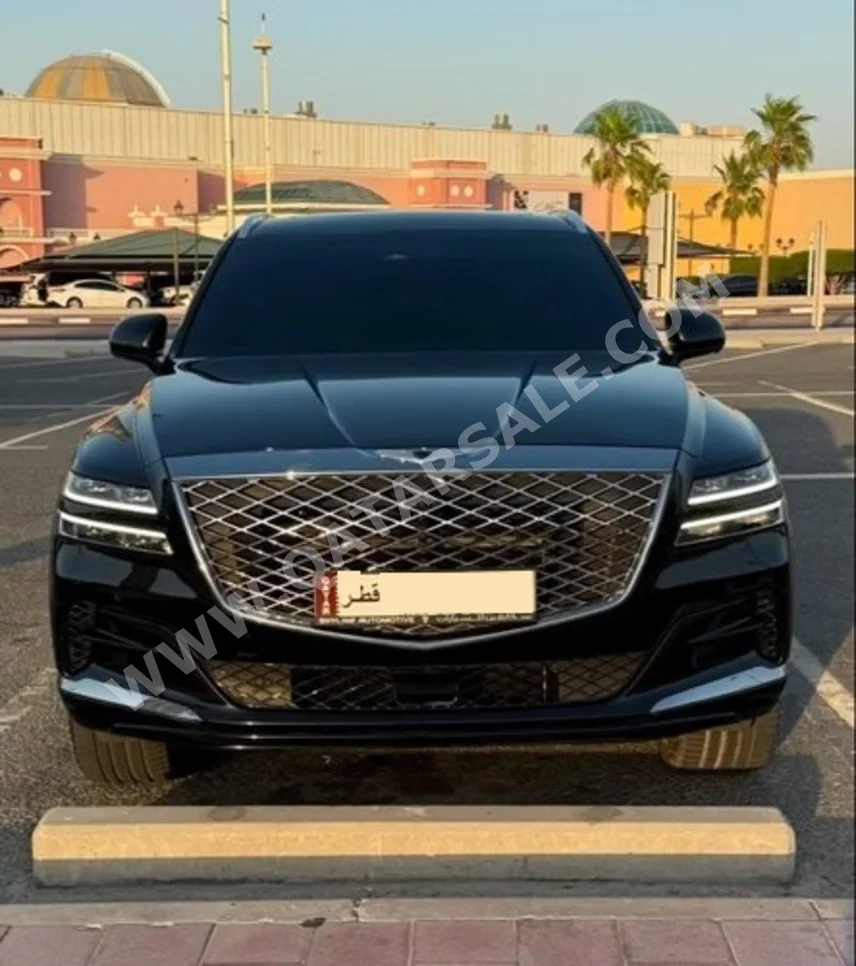 Genesis  GV 80  2023  Automatic  22,000 Km  6 Cylinder  All Wheel Drive (AWD)  SUV  Black  With Warranty