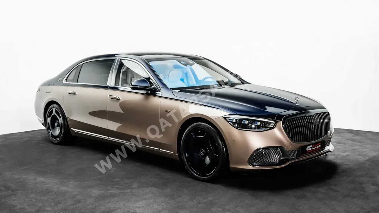 Mercedes-Benz  Maybach  S680  2023  Automatic  50 Km  12 Cylinder  All Wheel Drive (AWD)  Sedan  Gold  With Warranty