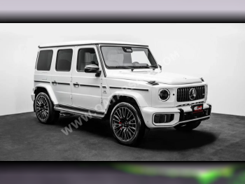 Mercedes-Benz  G-Class  63 AMG  2025  Automatic  145 Km  8 Cylinder  Four Wheel Drive (4WD)  SUV  White  With Warranty