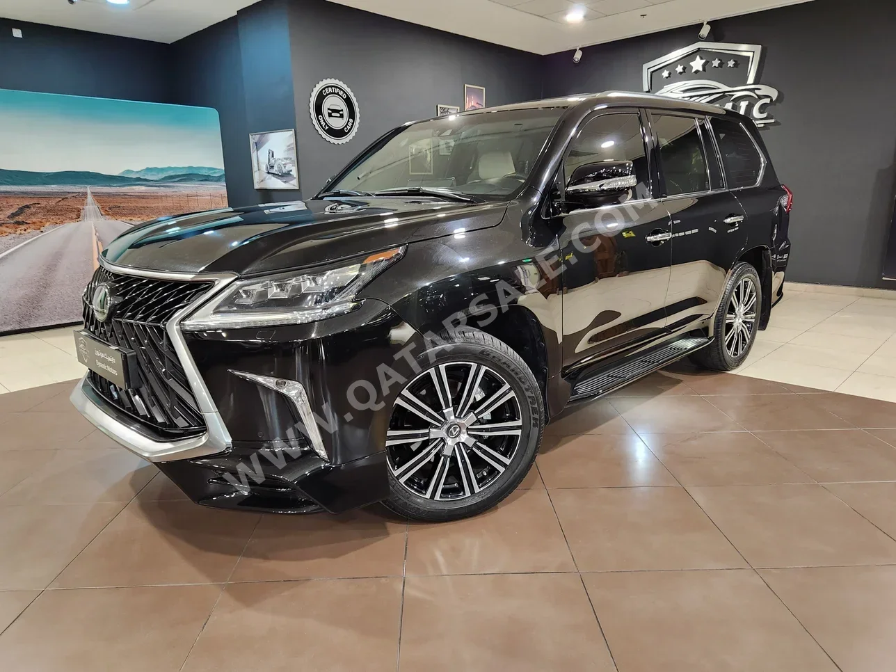 Lexus  LX  570 S  2020  Automatic  41,000 Km  8 Cylinder  Four Wheel Drive (4WD)  SUV  Black  With Warranty