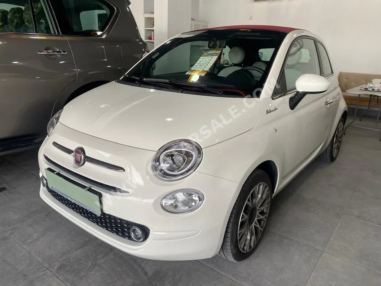 Fiat  500  2023  Automatic  22,000 Km  4 Cylinder  Front Wheel Drive (FWD)  Hatchback  White  With Warranty