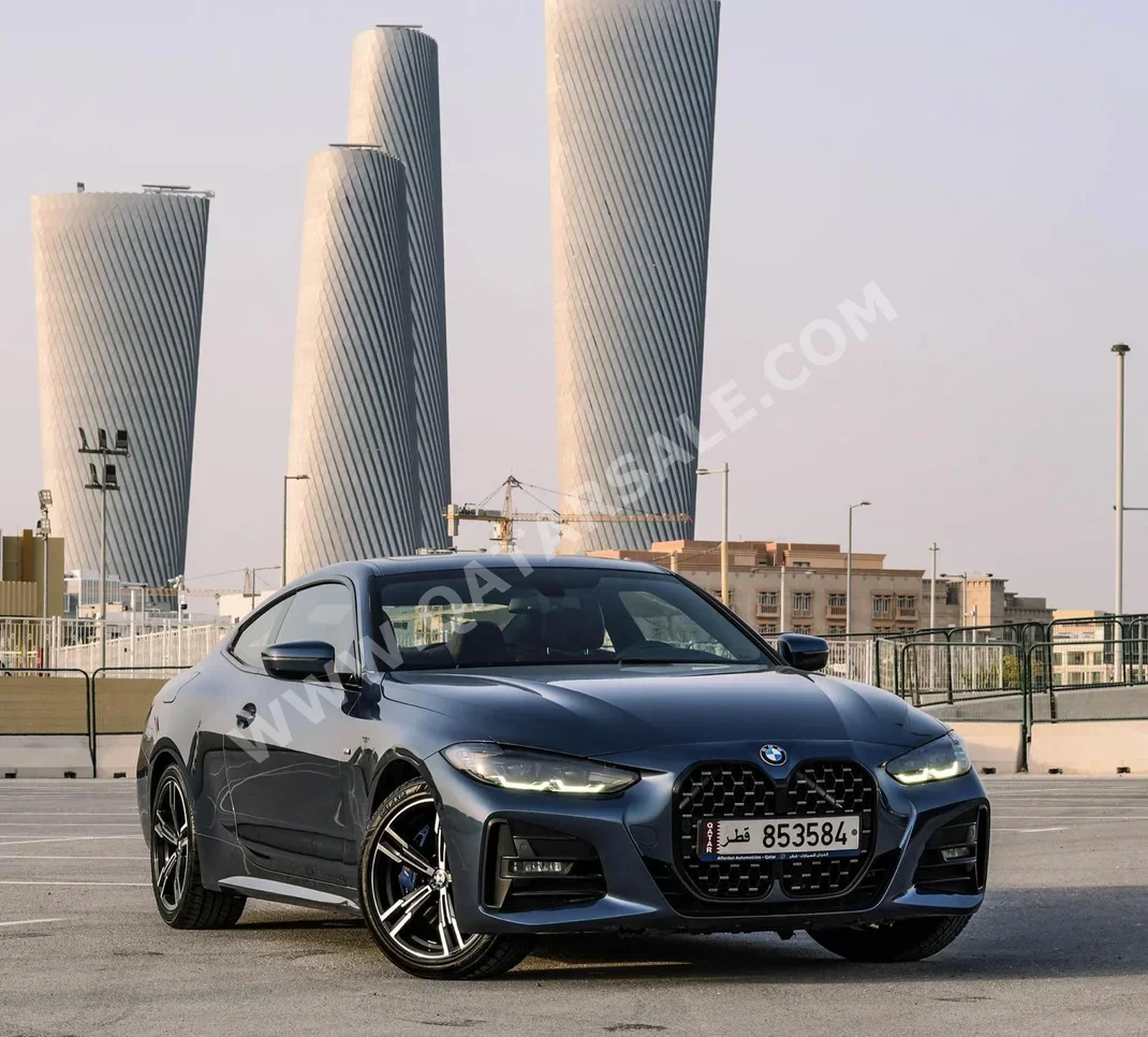 BMW  4-Series  420 I  2022  Automatic  60,000 Km  4 Cylinder  Rear Wheel Drive (RWD)  Sedan  Gray  With Warranty