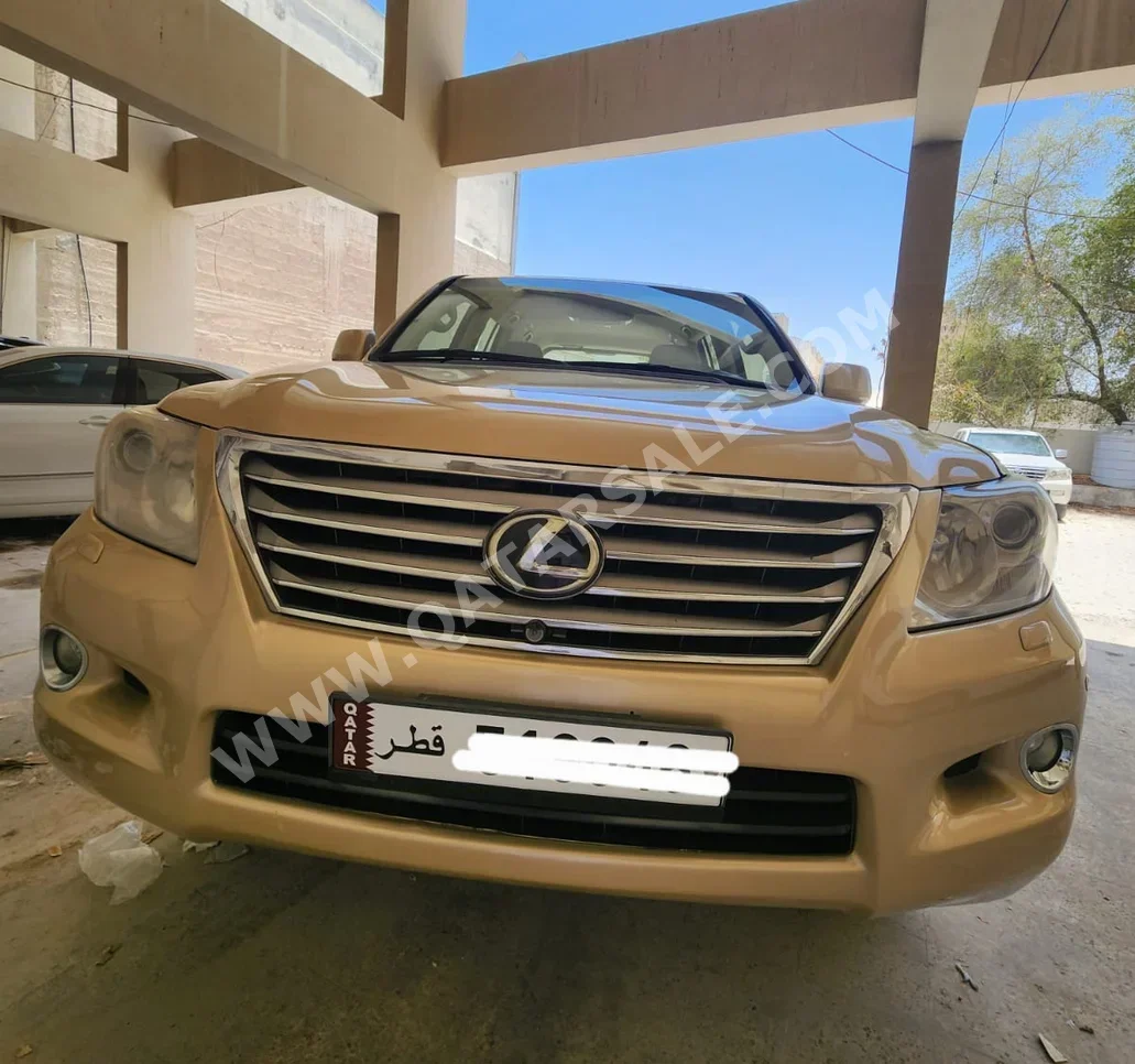 Lexus  LX  570  2009  Automatic  512,000 Km  8 Cylinder  Four Wheel Drive (4WD)  SUV  Gold