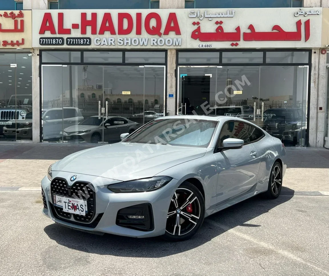 BMW  4-Series  420 I  2022  Automatic  40,000 Km  4 Cylinder  Rear Wheel Drive (RWD)  Sedan  Gray Nardo