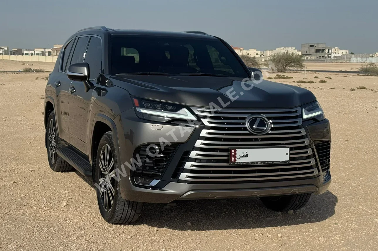 Lexus  LX  600 Luxury  2022  Automatic  60,000 Km  6 Cylinder  Four Wheel Drive (4WD)  SUV  Gray  With Warranty