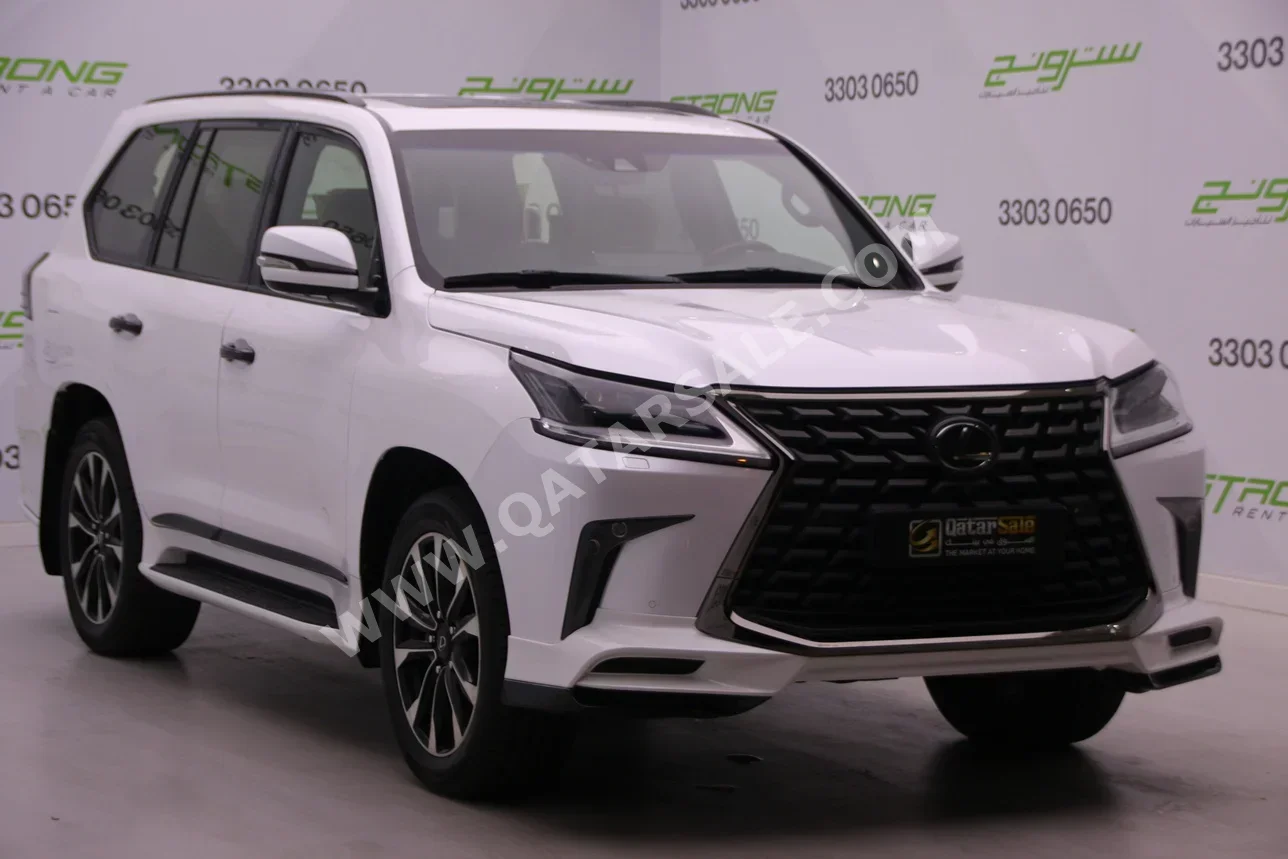 Lexus  LX  570 S Black Edition  2021  Automatic  96,012 Km  8 Cylinder  Four Wheel Drive (4WD)  SUV  White