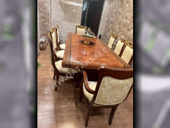 Tables & Sideboards Table & Chairs  - NABCO Furniture Center  - Solid Wood  - Brown  - With Mirror
