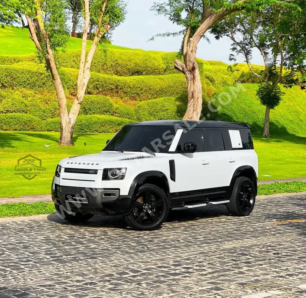 Land Rover  Defender  110  2023  Automatic  95,200 Km  8 Cylinder  Four Wheel Drive (4WD)  SUV  White  With Warranty