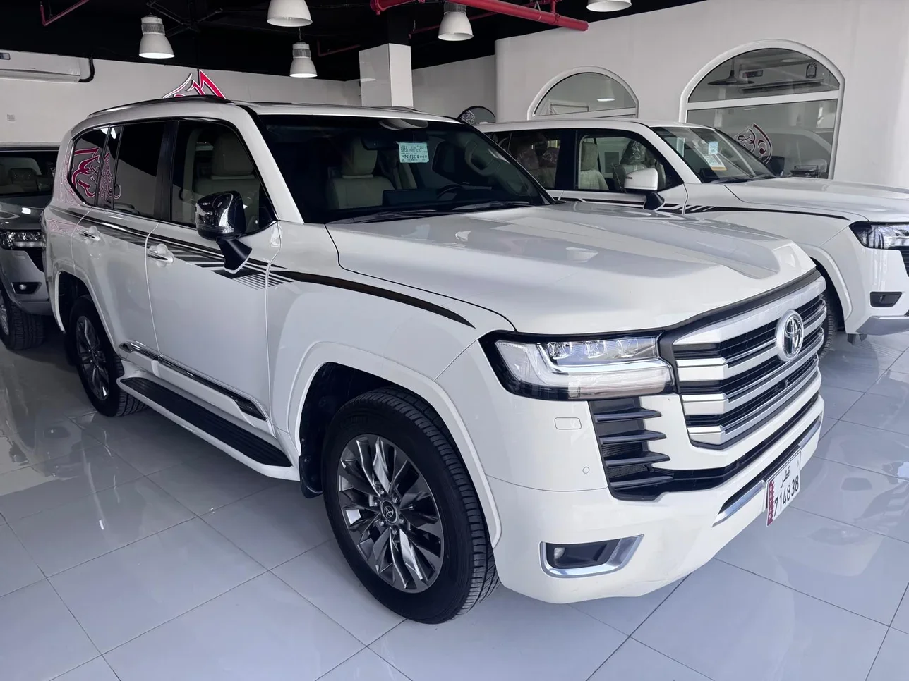Toyota  Land Cruiser  VX Twin Turbo  2023  Automatic  72,000 Km  6 Cylinder  Four Wheel Drive (4WD)  SUV  White  With Warranty
