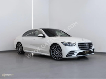 Mercedes-Benz  S-Class  450  2021  Automatic  33,400 Km  6 Cylinder  Rear Wheel Drive (RWD)  Sedan  White