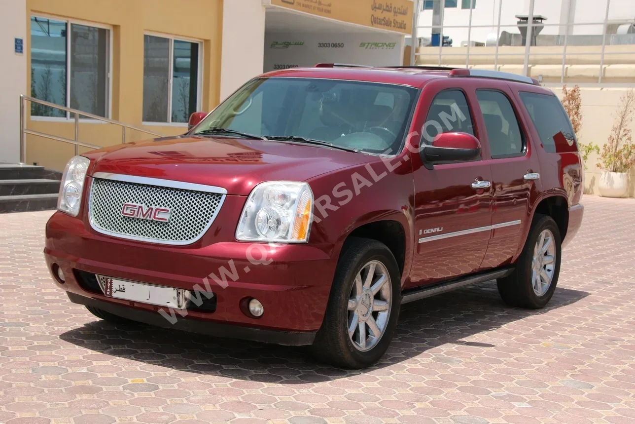 جي ام سي  يوكون  دينالي  2009  اوتوماتيك  329,000 كم  8 سلندر  دفع رباعي  اس يو في  عنابي