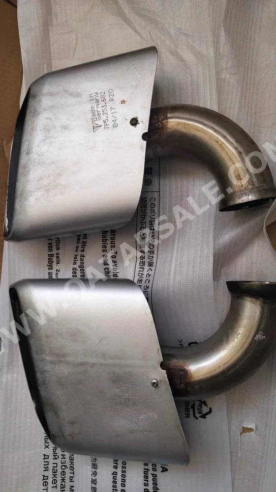 Car Parts - Porsche  Cayenne  - Exhaust Systems  - Germany  -Part Number: 95811125110  95811125100