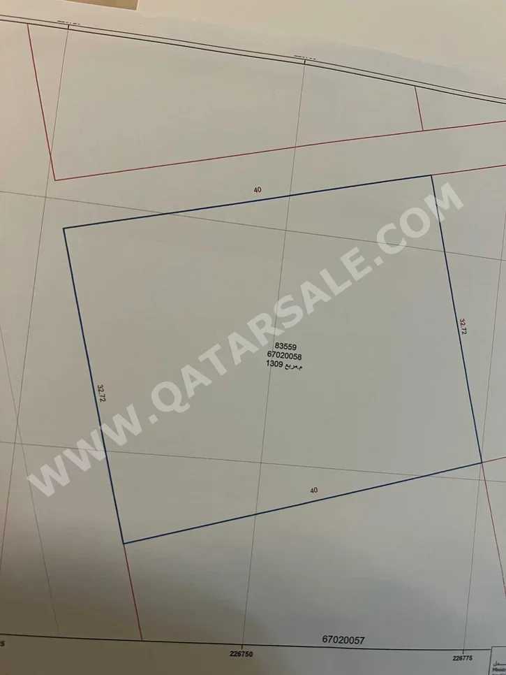 Lands For Sale in Al Rayyan  - Al Gharrafa  -Area Size 5,000 Square Meter