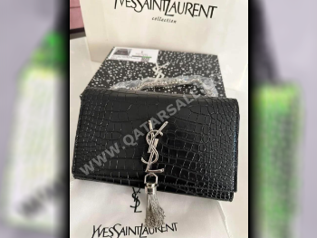 Bags  - Saint Laurent  - Black  - Genuine Leather  - For Women