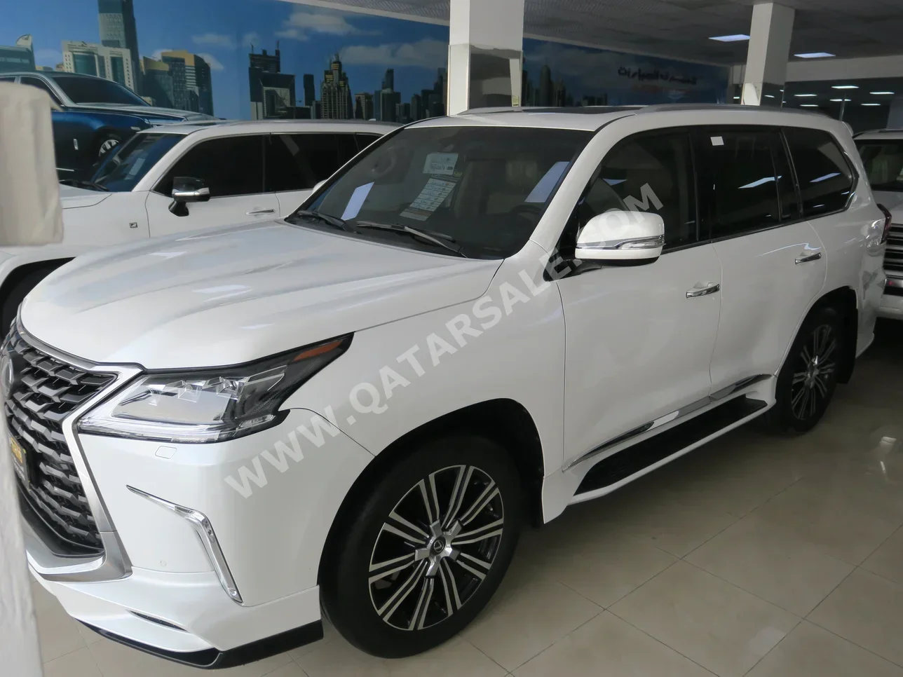 Lexus  LX  570 S  2021  Automatic  66,000 Km  8 Cylinder  Four Wheel Drive (4WD)  SUV  White
